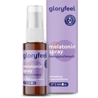 gloryfeel® Melatonin + Baldrian, Lavendel & Melisse Spray Honig von gloryfeel