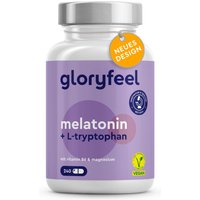 gloryfeel® Melatonin + L-Tryptophan, Vitamin B6 & Magnesium Kapseln von gloryfeel