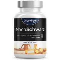 gloryfeel® Schwarzer Maca Extrakt + L-Arginin, Vitamin B6, B12 & Zink von gloryfeel