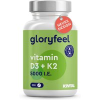 gloryfeel® Vitamin D3 K2 (K2Vital® von Kappa) 5.000 I.e. Tabletten von gloryfeel