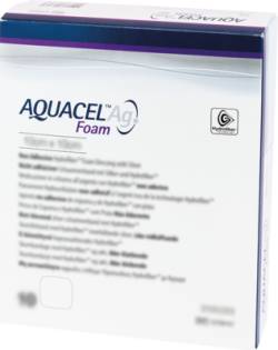 AQUACEL Ag Foam nicht adh�siv 10x10 cm Verband 10 St von kohlpharma GmbH