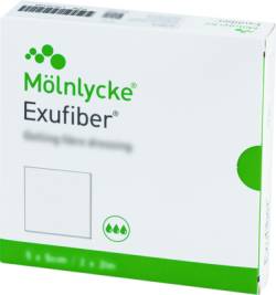 EXUFIBER 5x5 cm Gel-Faserverband 10 St von kohlpharma GmbH