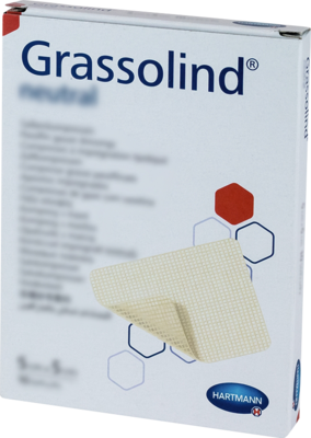 GRASSOLIND Salbenkompressen 5x5 cm steril 10 St von kohlpharma GmbH