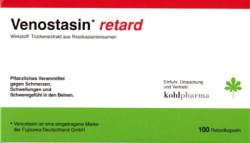 VENOSTASIN retard 50 mg Hartkapsel retardiert 100 St von kohlpharma GmbH