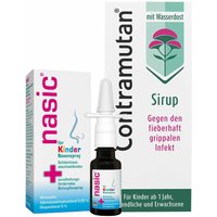 nasic® für Kinder Nasenspray + Contramutan® Saft von nasic