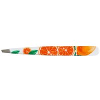 nippes Solingen Pinzette Citrus, schräg rostfrei, orange von nippes Solingen