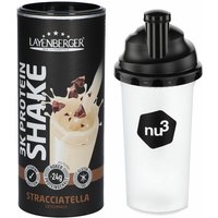 Layenberger® 3K Protein Shake Stracciatella + nu3 Shaker von nu3