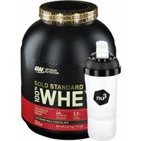 Optimum Nutrition 100 % Whey Gold Standard Milk Chocolate+ nu3 SmartShaker von nu3