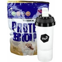 Weider Protein 80 Plus Cookies-Cream + nu3 SmartShaker von nu3