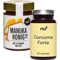 nu3 Manuka-Honig MGO 400 + nu3 Premium Curcuma Forte von nu3