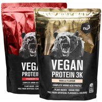 nu3 Vegan Protein 3K Probierpaket, Vanille & Erdbeere von nu3