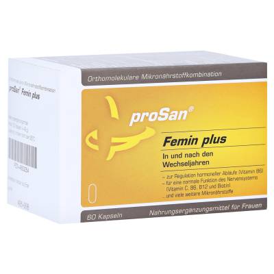 "PROSAN Femin plus Kapseln 60 Stück" von "proSan pharmazeutische Vertriebs GmbH"