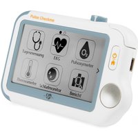 pulox by Viatom - Checkme Pro - Tragbarer Vitalcheck EKG Monitor mit Pulsoximeter & Thermometer von pulox