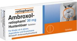 AMBROXOL-ratiopharm 30 mg Hustenl�ser Tabletten 100 St von ratiopharm GmbH
