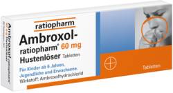 AMBROXOL-ratiopharm 60 mg Hustenl�ser Tabletten 100 St von ratiopharm GmbH