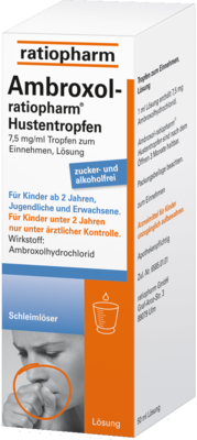 AMBROXOL-ratiopharm Hustentropfen 100 ml von ratiopharm GmbH