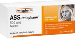ASS-ratiopharm 500 mg Tabletten 30 St von ratiopharm GmbH