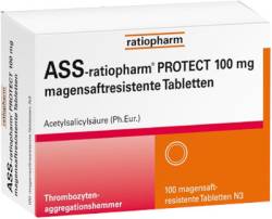 ASS-ratiopharm PROTECT 100 mg von ratiopharm GmbH