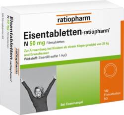 Eisentabletten-ratiopharm N50MG von ratiopharm GmbH