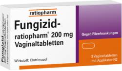 FUNGIZID-ratiopharm 200 mg Vaginaltabletten 3 St von ratiopharm GmbH