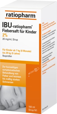 IBU-ratiopharm Fiebersaft für Kinder 20mg/ml von ratiopharm GmbH