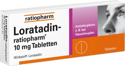 LORATADIN-ratiopharm 10 mg Tabletten 100 St von ratiopharm GmbH