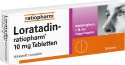LORATADIN-ratiopharm 10 mg Tabletten 50 St von ratiopharm GmbH