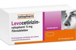 Levocetirizin-ratiopharm 5mg von ratiopharm GmbH