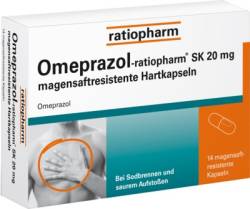 Omeprazol-ratiopharm SK 20 mg von ratiopharm GmbH