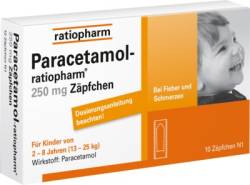 Paracetamol-ratiopharm 250mg von ratiopharm GmbH