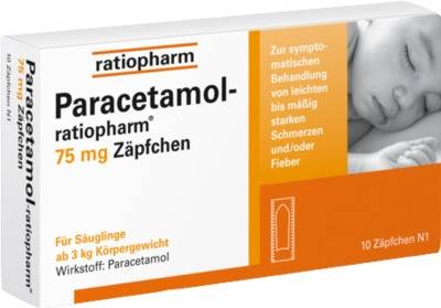 Paracetamol-ratiopharm 75mg von ratiopharm GmbH