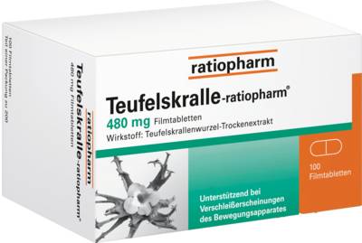 TEUFELSKRALLE-RATIOPHARM Filmtabletten 100 St von ratiopharm GmbH