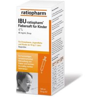 IBU-ratiopharm® 4 % Fiebersaft für Kinder 200 mg/5 ml Sirup von ratiopharm