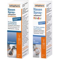 Nasenspray-ratiopharm® Familien-Set von ratiopharm