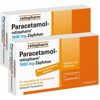 Paracetamol-ratiopharm® 1000 mg Zäpfchen von ratiopharm