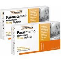 Paracetamol-ratiopharm® 75 mg Zäpfchen von ratiopharm