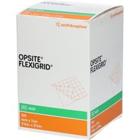 Opsite® Flexigrid transparente Wundverbände 7x6cm steril von smith&nephew
