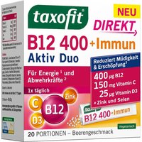 Taxofit B12 400 + Immun Direkt Granulat von taxofit