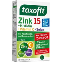 Taxofit Zink + Histidin + Selen Depot Tabletten von taxofit