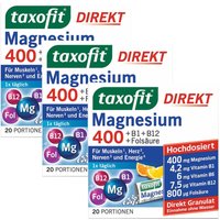 taxofit® Magnesium 400 Direkt-Granulat von taxofit