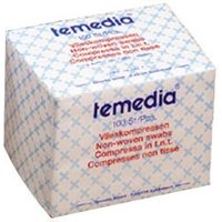 Temedia® Vlieskompressen 4-fach 10 x 10 cm unsteril von temedia
