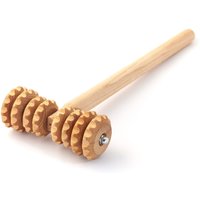 tuuli Anti Cellulite Massagegerät Massageroller Roller Maderotherapie T-Form aus Holz von tuuli