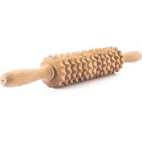 tuuli Anti Cellulite Massagegerät Massageroller Roller mit Griff Maderotherapie aus Holz von tuuli