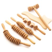 tuuli Maderotherapie Holz Set Massagegerät Roller Cellulite Lymphdrainage Gerät von tuuli