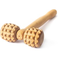 tuuli T-Form Massagegerät Massageroller Roller Maderotherapie Gesichtsmassager aus Holz von tuuli