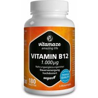 Vitamin B12 1.000 µg hochdosiert vegan von vitamaze