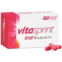 Vitasprint B12 Kapseln, 50 St. mit Vitamin B12 für mehr Energie von vitasprint