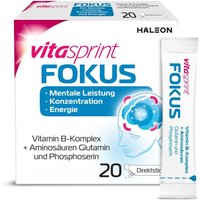 Vitasprint Fokus Direktsticks – Vitamin B5 für mentale Leistungsfähigkeit von vitasprint