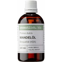 Mandelöl BIO kaltgepresst von wesentlich. von wesentlich.