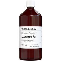 Mandelöl kaltgepresst von wesentlich. von wesentlich.